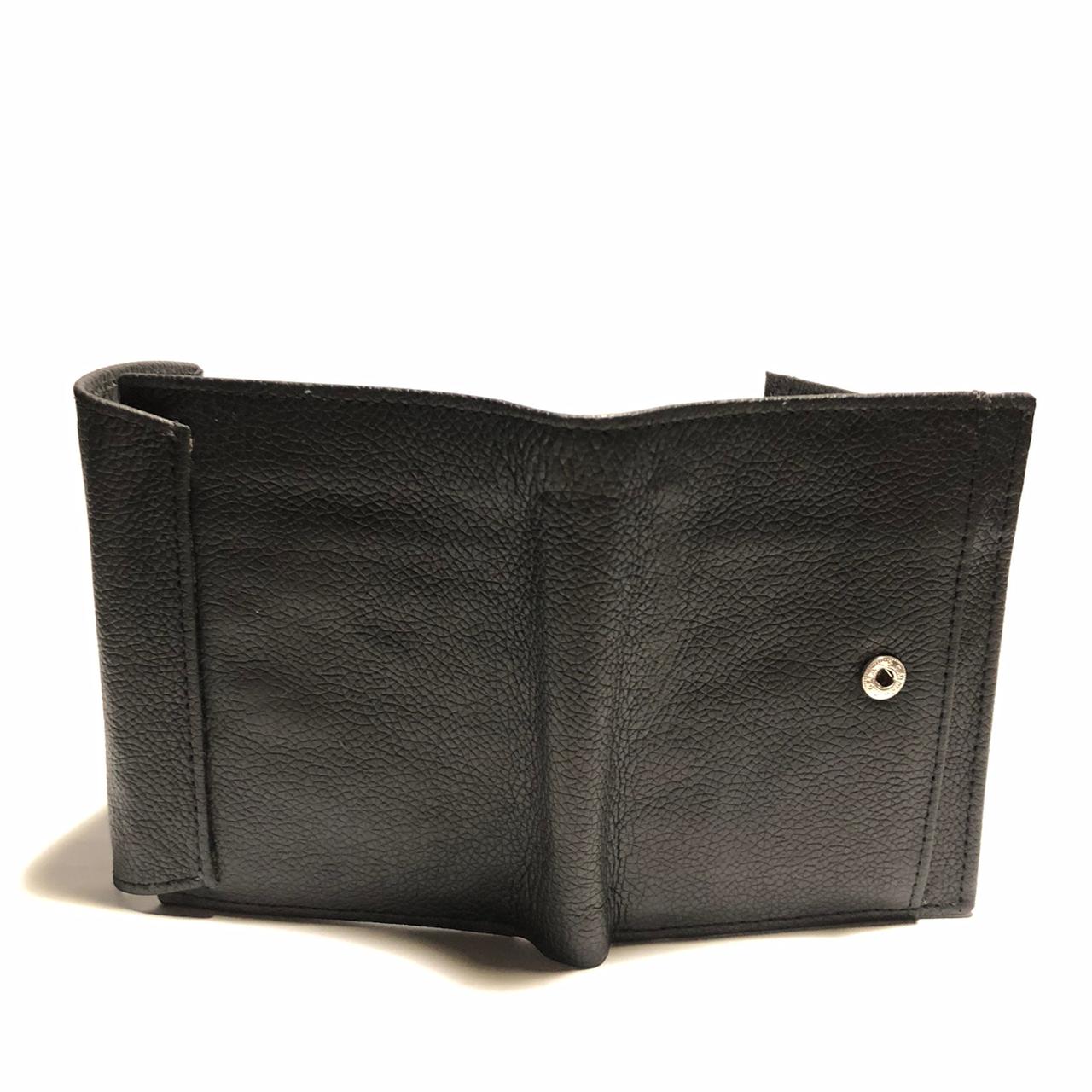 Black leather wallet