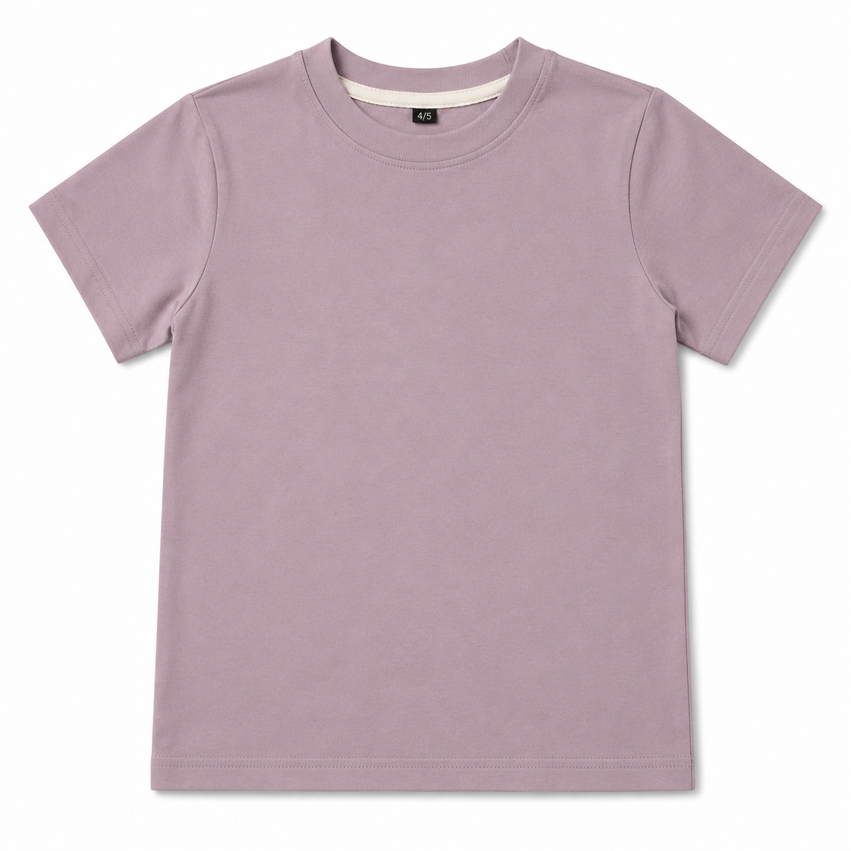 Purple t-shirt on a white background