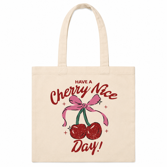Cherry Canvas Bag