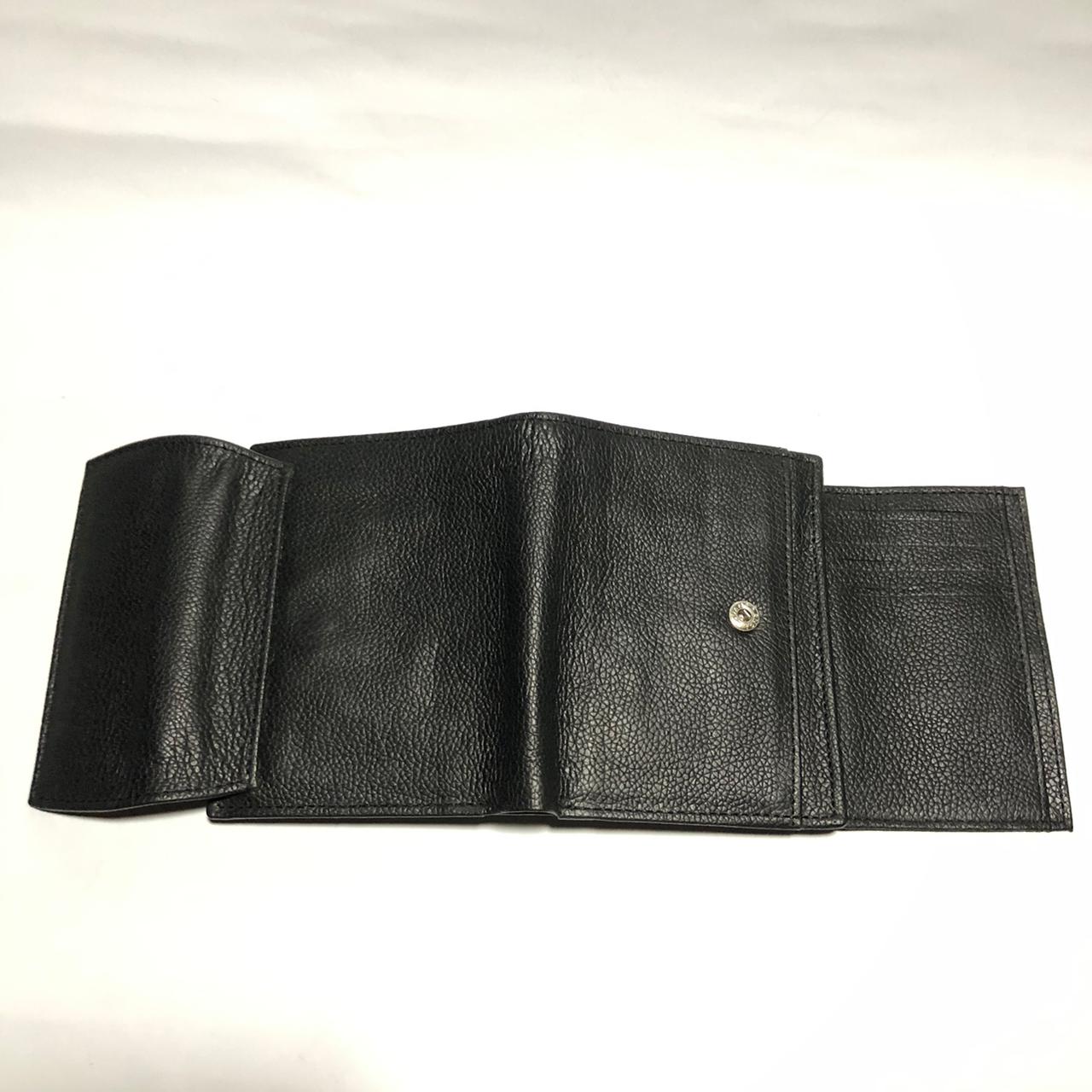 Black leather wallet