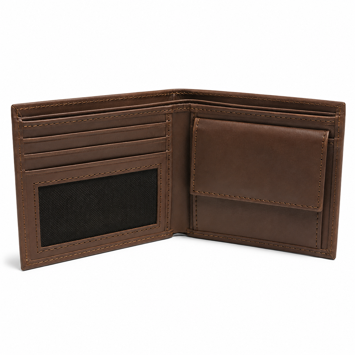 Brown leather wallet