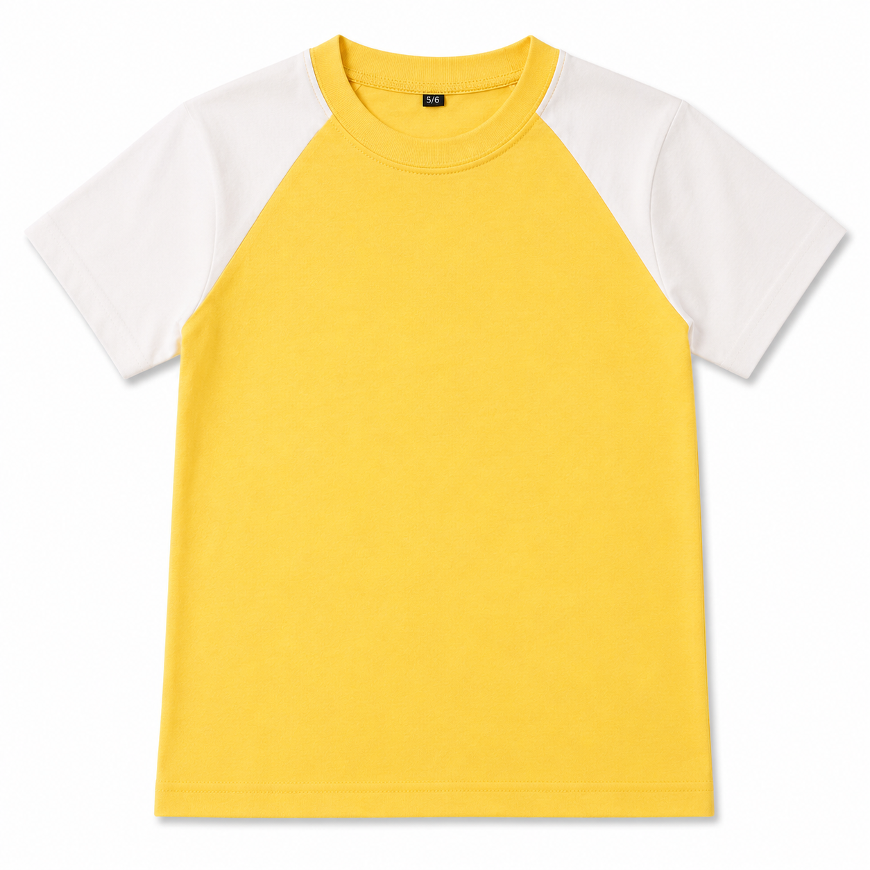 Kids Yellow Raglan T-Shirt